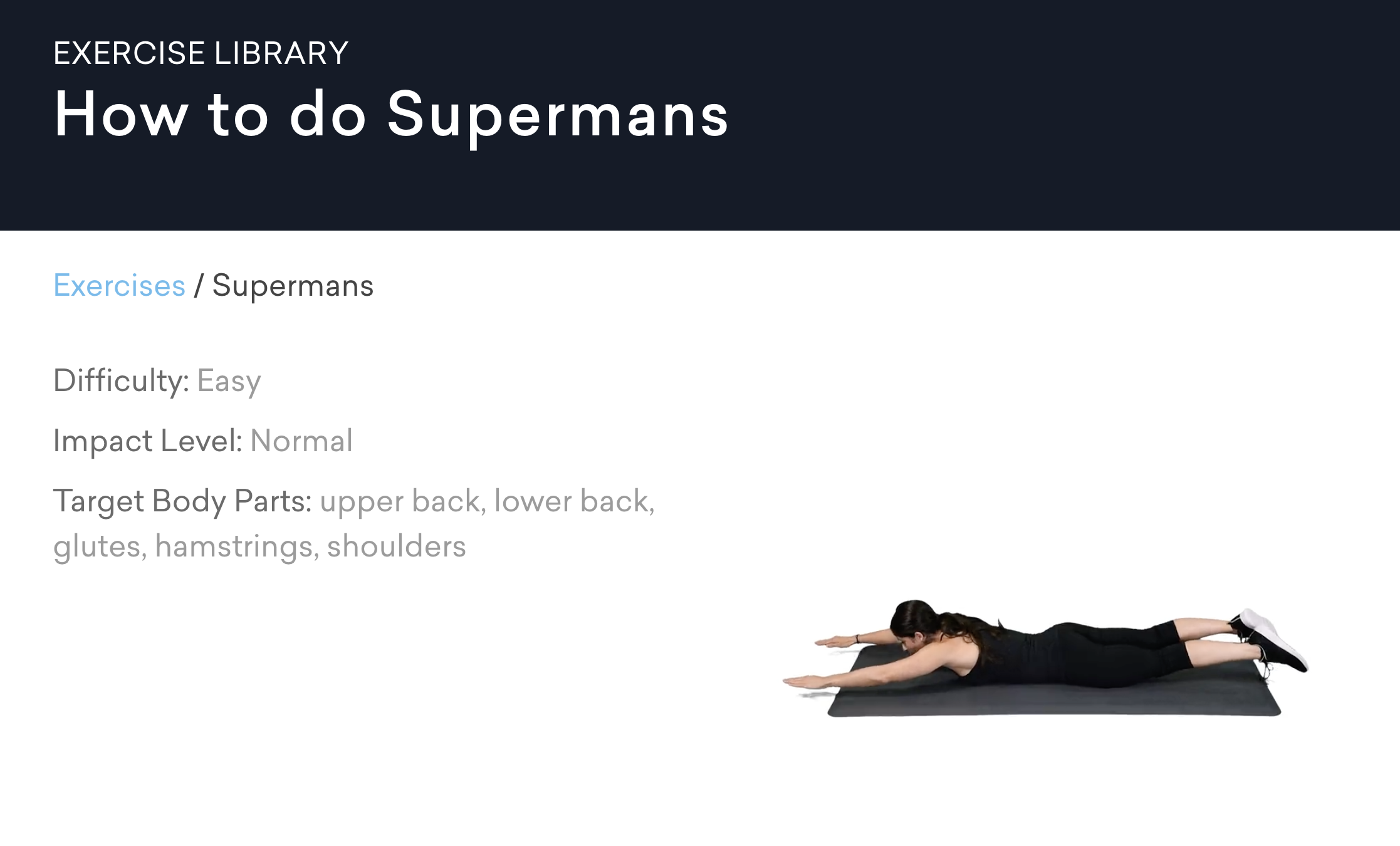 how to Supermans
